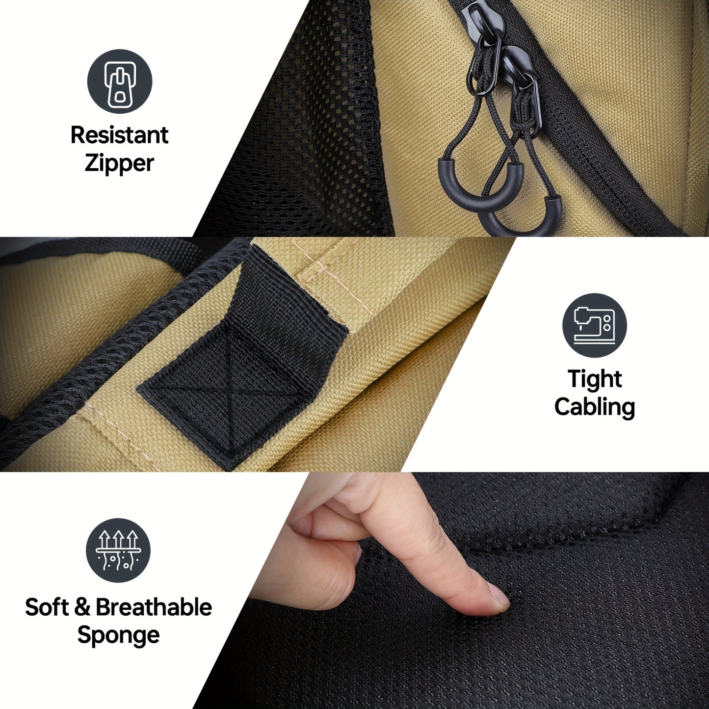 45L Large Capacity Fishing Gear Bag with Rod Holder – Multi-Compartment Outdoor Bag