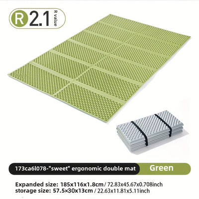 Portable Double Camping Sleeping Pad – Thick, Lightweight &amp; Moisture-Proof