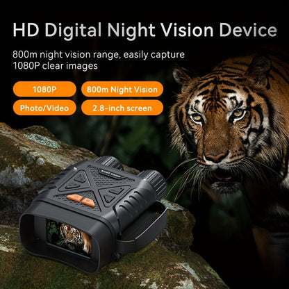Infrared Night Vision Goggles with 10X Digital Zoom & HD Camera – Long Range Viewing Binoculars