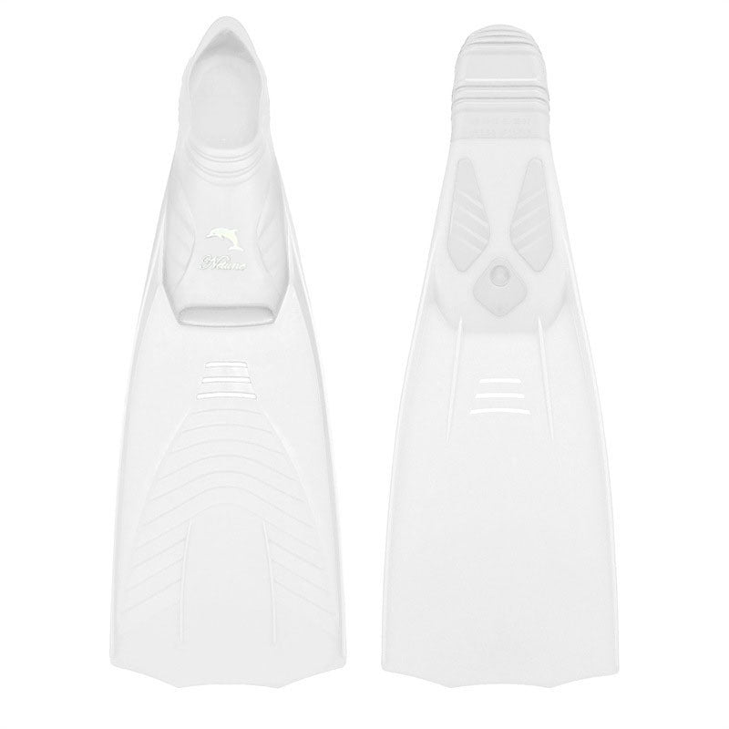 Mid-Length Full-Foot Swimming & Snorkeling Fins – Rubber & PP – Mixed Color