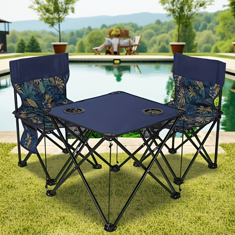 Portable Folding Table and Chair Set – Outdoor Camping &amp; Leisure