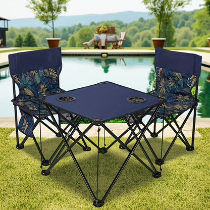 Portable Folding Table and Chair Set – Outdoor Camping &amp; Leisure