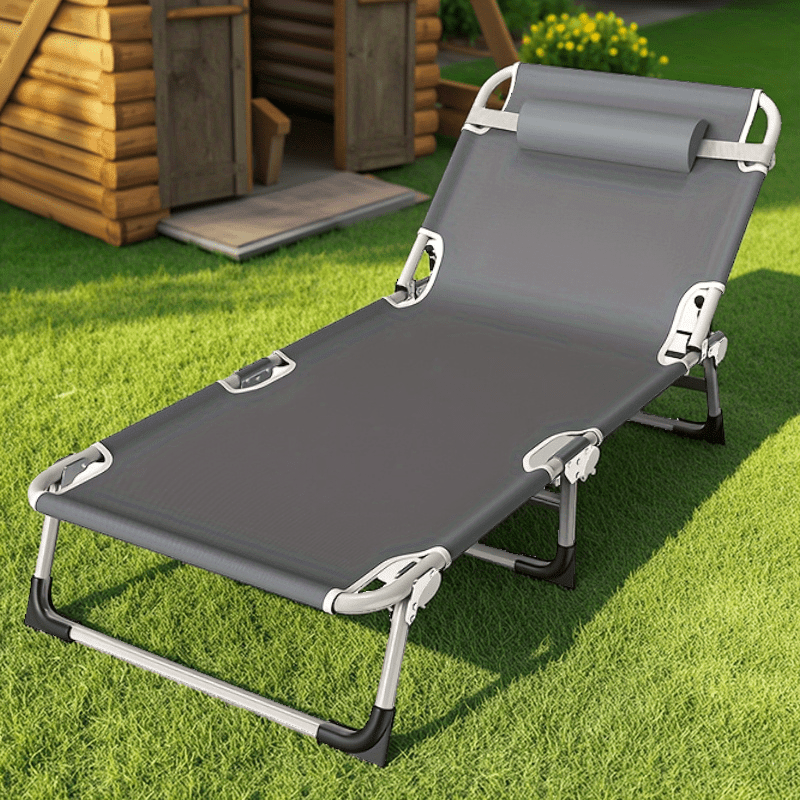Portable Adjustable Folding Bed – Multi-Functional with Comfort Pillow