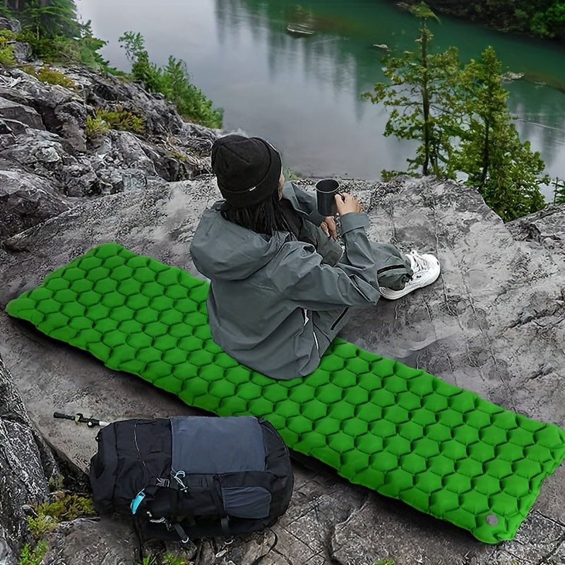 Ultra-Lightweight Inflatable Camping Mattress – Durable &amp; Portable for Solo Adventures