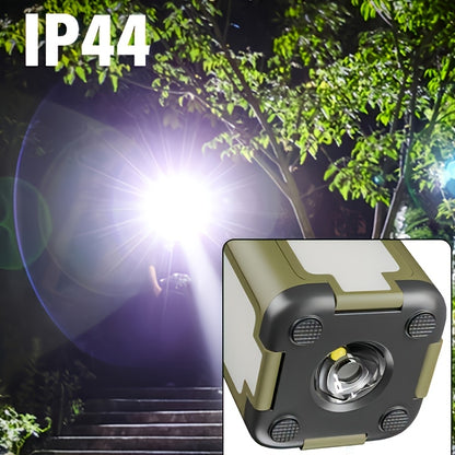 Portable Solar Rechargeable LED Camping Light with 6 Modes and Collapsible Design