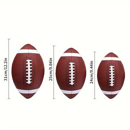 Durable PU American Football – Sizes 3, 6, 9
