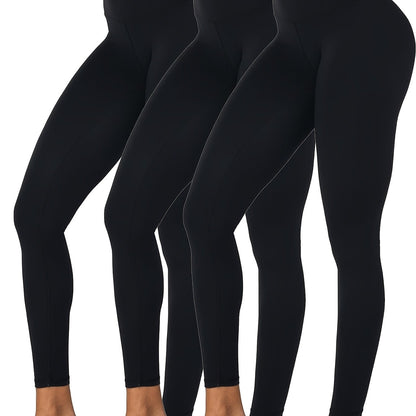 3-Piece High-Stretch Women's Sports Pants Set