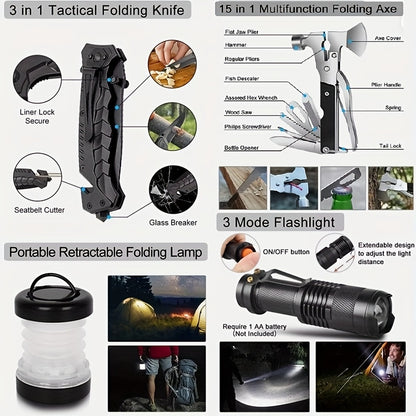 105-in-1 Emergency Survival Kit – Complete Survival Gear and First Aid Pack