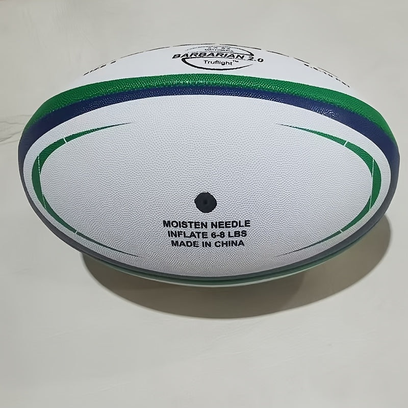 Durable PU Rugby Ball – Non-Slip 5-Peel Design for Training and Matches