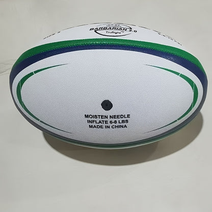 Durable PU Rugby Ball – Non-Slip 5-Peel Design for Training and Matches