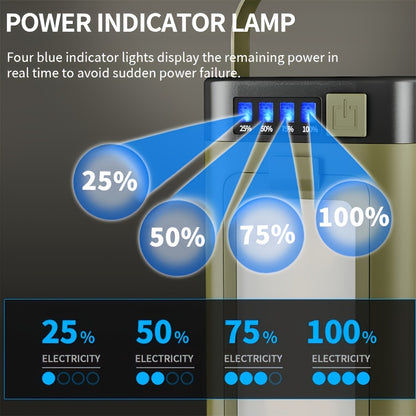 Portable Solar Rechargeable LED Camping Light with 6 Modes and Collapsible Design