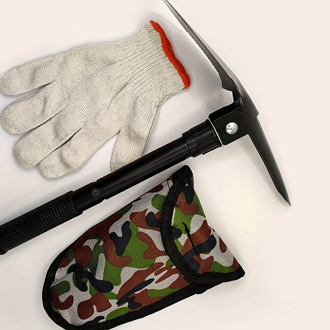 4-in-1 Folding Shovel – Multi-Tool for Camping and Outdoors