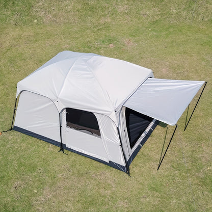 Instant Cabin Camping Tent for 3–4 People – Easy Setup with Front Vestibule