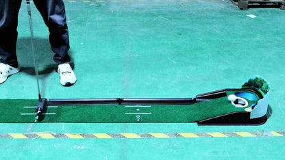 3D Golf Putting Mat – 8ft Indoor Practice with Ball Return