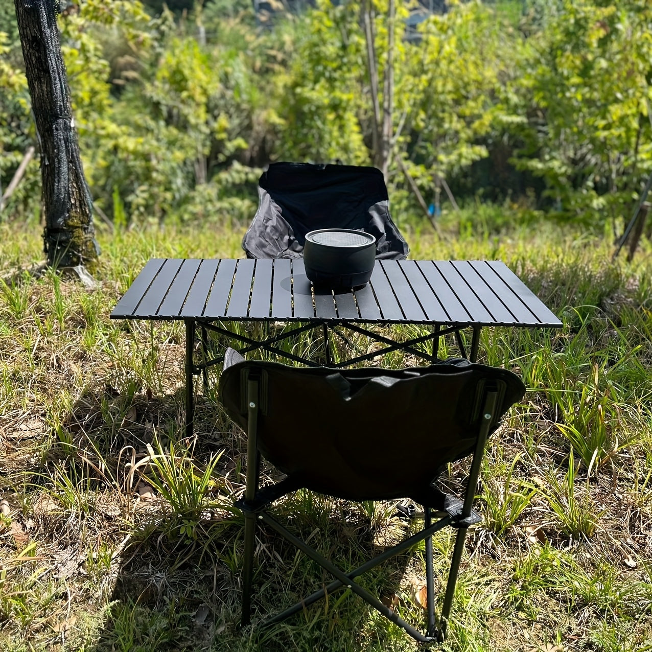 Camping Folding Table &amp; Chair Set – Lightweight &amp; Portable with Carry Bag
