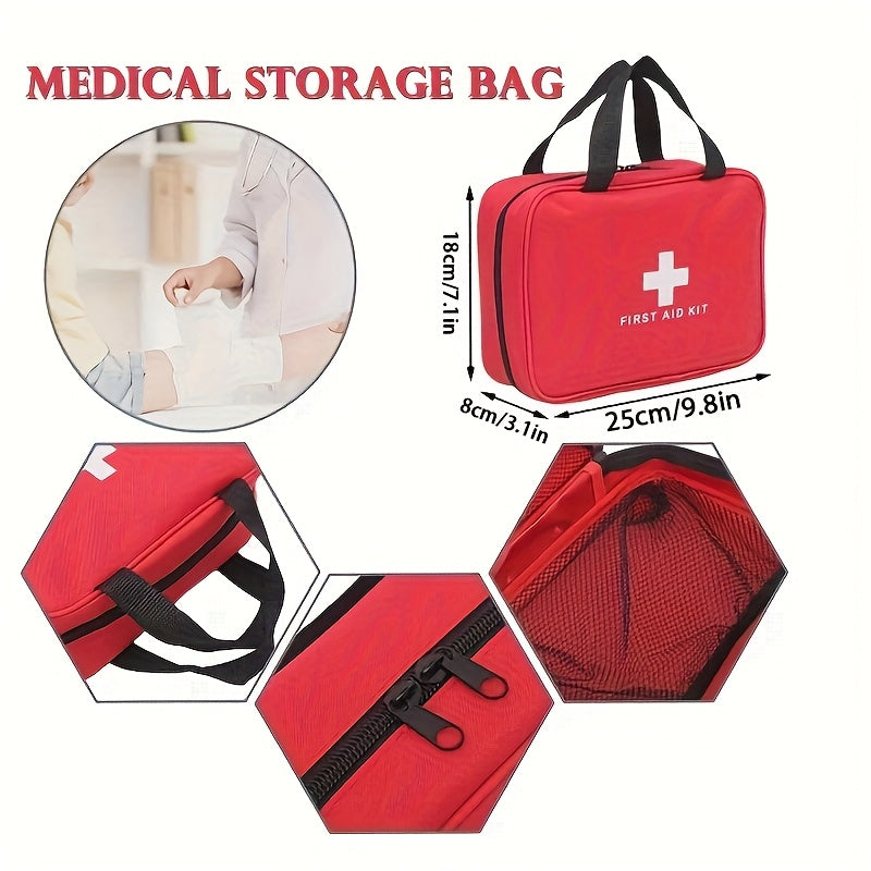 Portable First Aid and Emergency Survival Kit