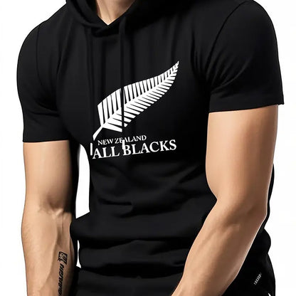 Men’s Rugby Hooded T-Shirt