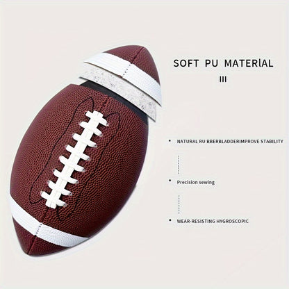 Durable PU American Football – Sizes 3, 6, 9