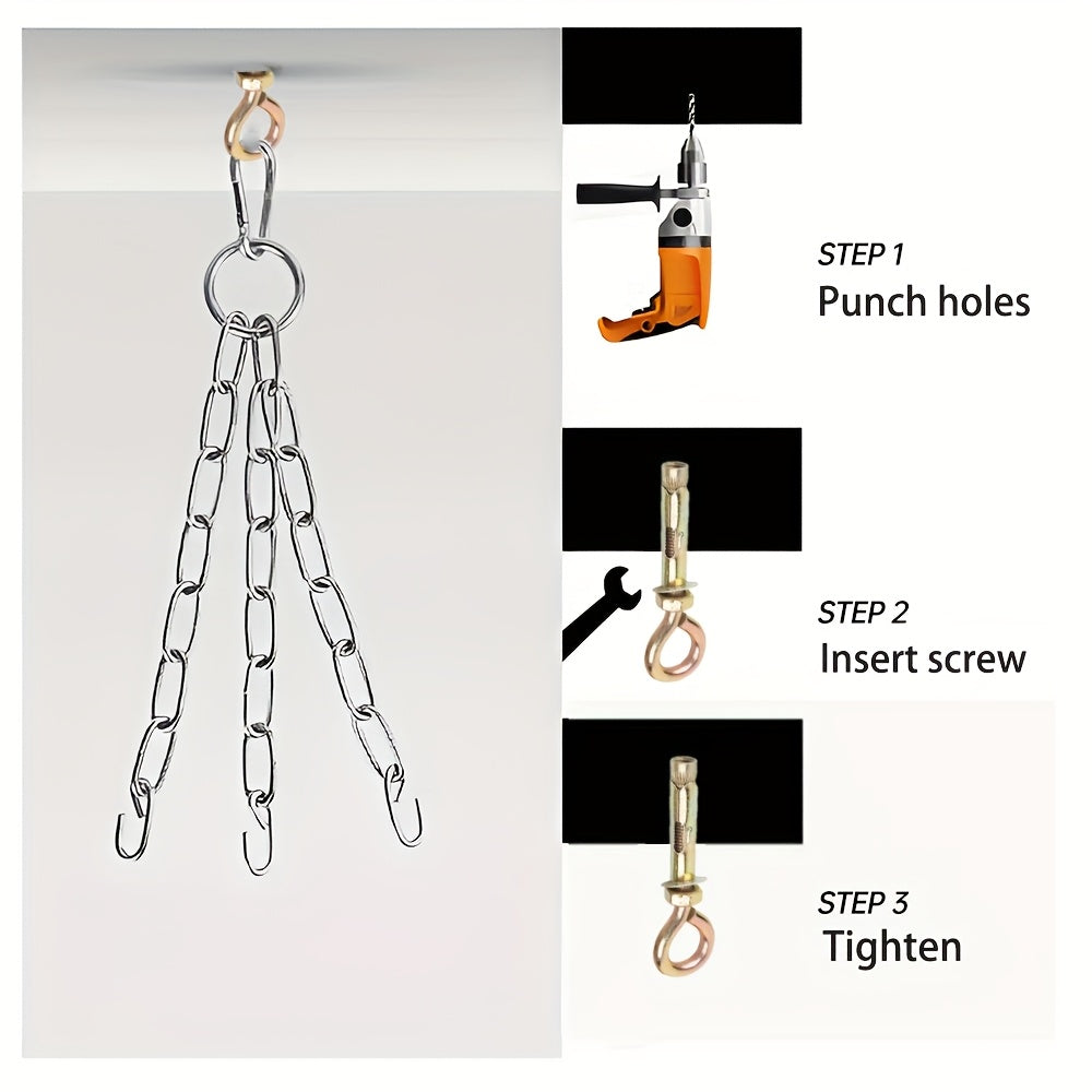 4-Foot Empty Punching Bag Set with Boxing Gloves – Muay Thai & MMA Training