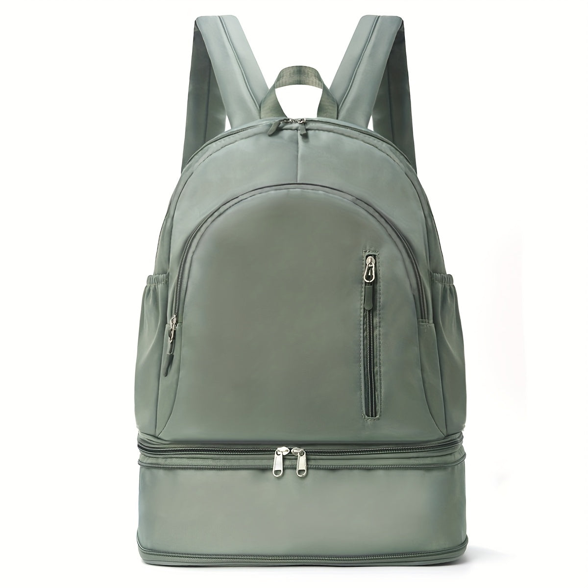 Stylish Black Backpack with Shoe Compartment