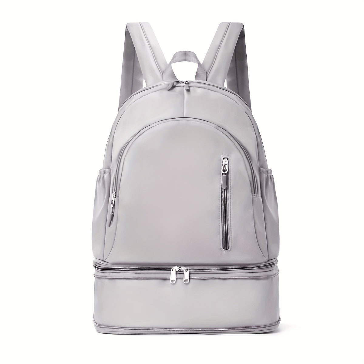 Stylish Black Backpack with Shoe Compartment