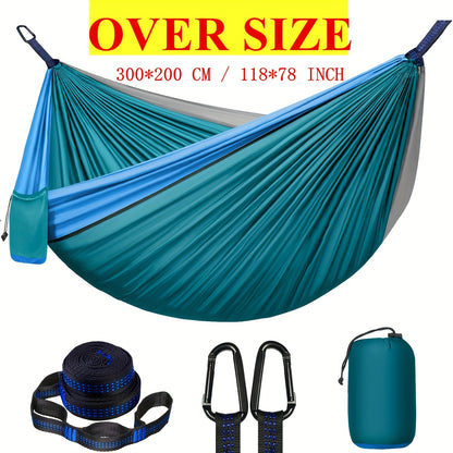 Extra-Large Double Camping Hammock with Tree Straps
