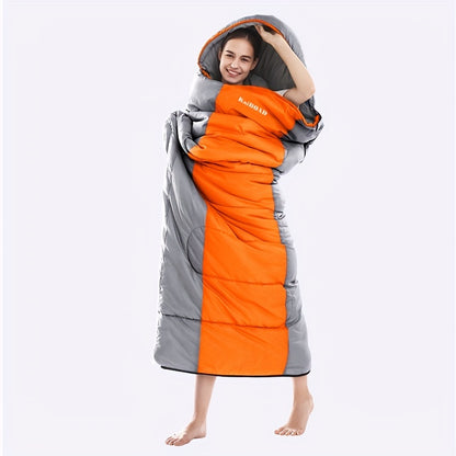 Thickened Warm Sleeping Bag – Coldproof and Lightweight for Camping &amp; Travel