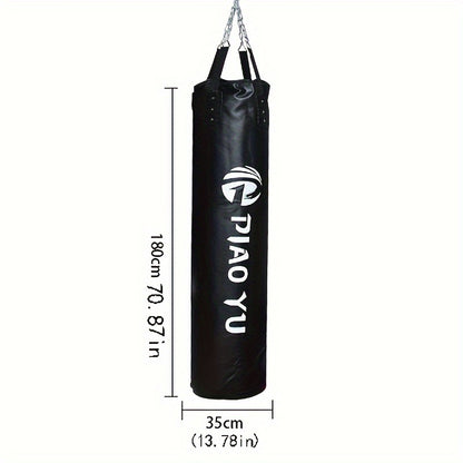 Hanging Leather Punching Bag – Boxing & Fitness Training Sandbag
