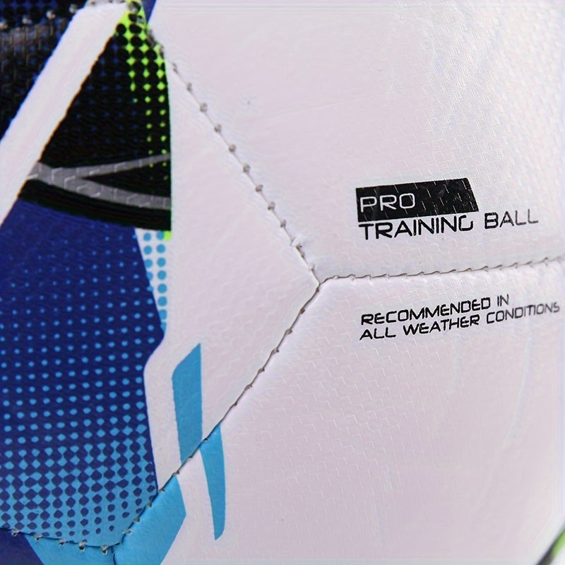 Professional Adult Soccer Ball – Durable, Machine-Stitched for Training &amp; Matches