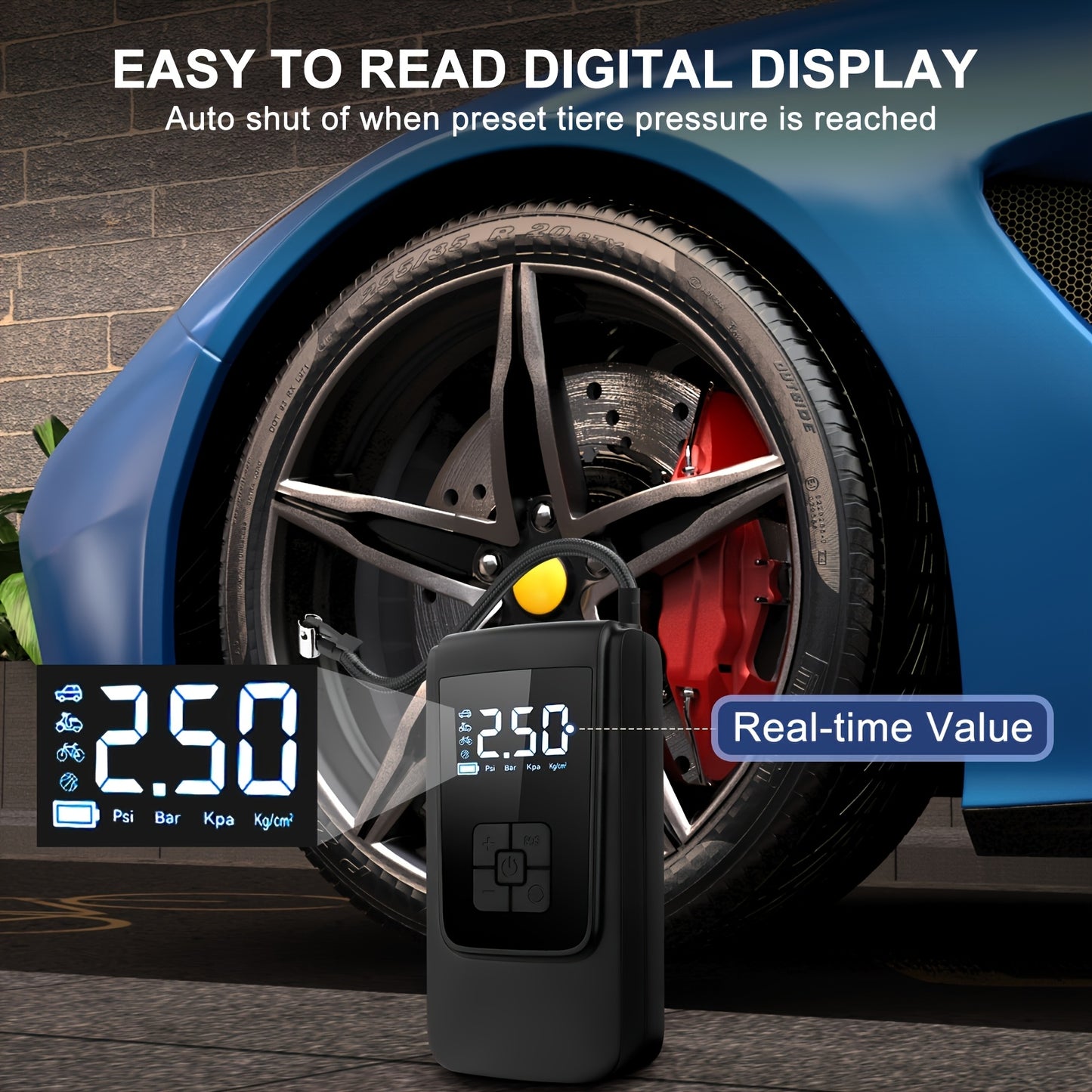 Portable USB Rechargeable Electric Air Pump – Semi-Automatic Inflatable Kayak Pump