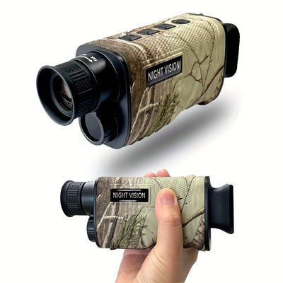 Camouflage Digital Monocular with Rechargeable Battery – Compact Night Vision Scope