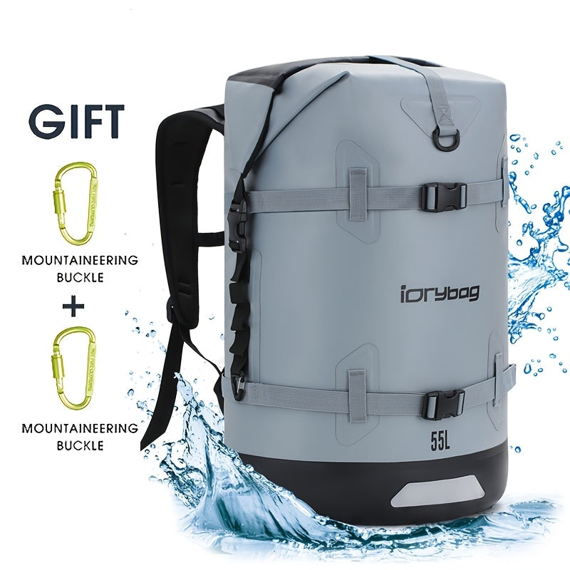 High-Quality Waterproof Backpack – Submersible Dry Bag for Travel, Kayaking & Paddleboarding – 50L