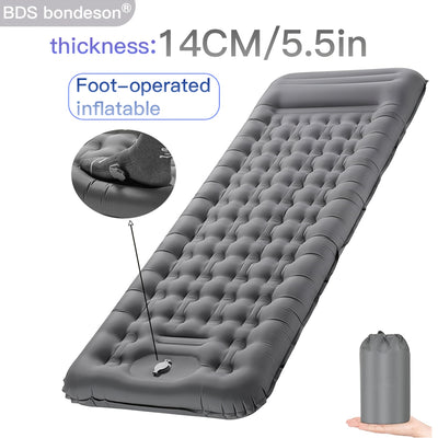 Single-Person Self-Inflating Camping Mattress – Extra-Thick &amp; Portable