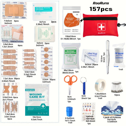 377/157 Molle Survival Packs – Outdoor and Travel First Aid Kit