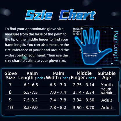 High-Performance Goalkeeper Gloves with Finger Protection and Sticky Latex Grip