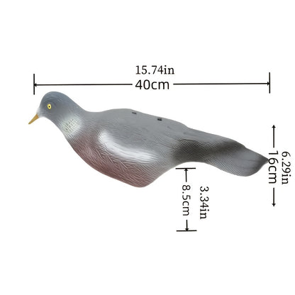 5PCS Realistic Grey Bird Hunting Decoy Set – Lifelike Pigeon & Game Bird Decoys for Hunting, Shooting & Outdoor Use