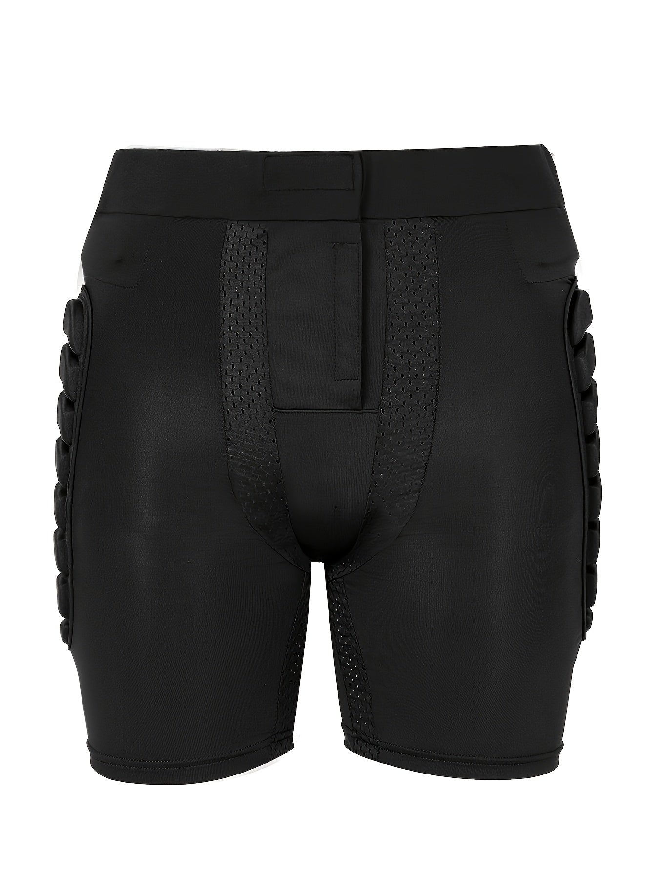 High-Elasticity Compression Sports Shorts with Breathable Mesh Panels