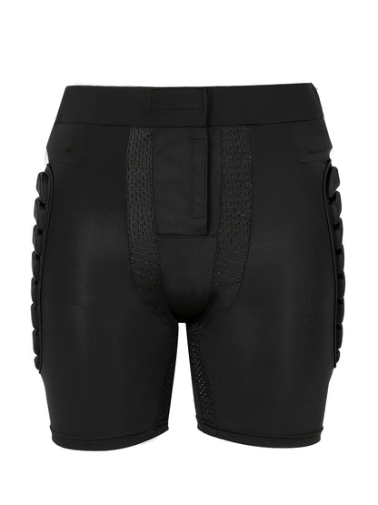 High-Elasticity Compression Sports Shorts with Breathable Mesh Panels