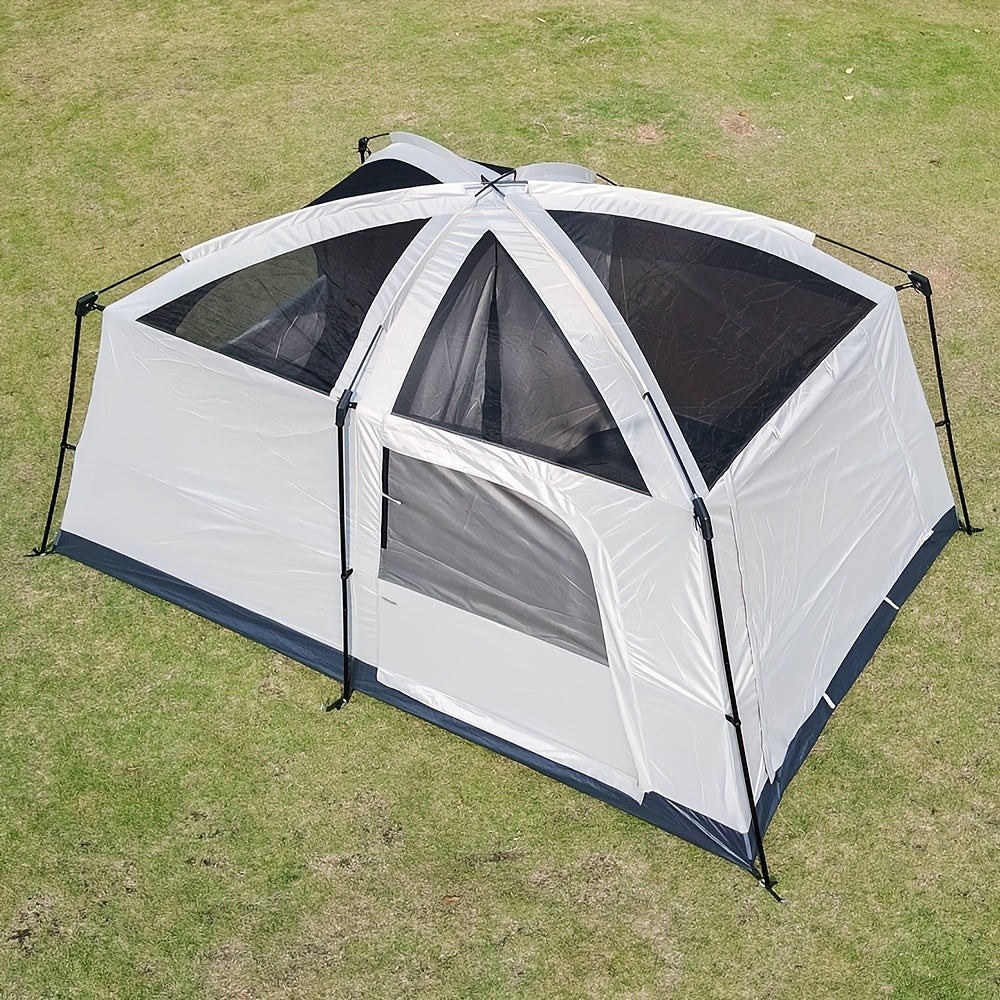 Instant Cabin Camping Tent for 3–4 People – Easy Setup with Front Vestibule