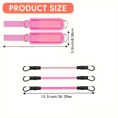 Medium Resistance Band Set – Ankle &amp; Glute Training for Women