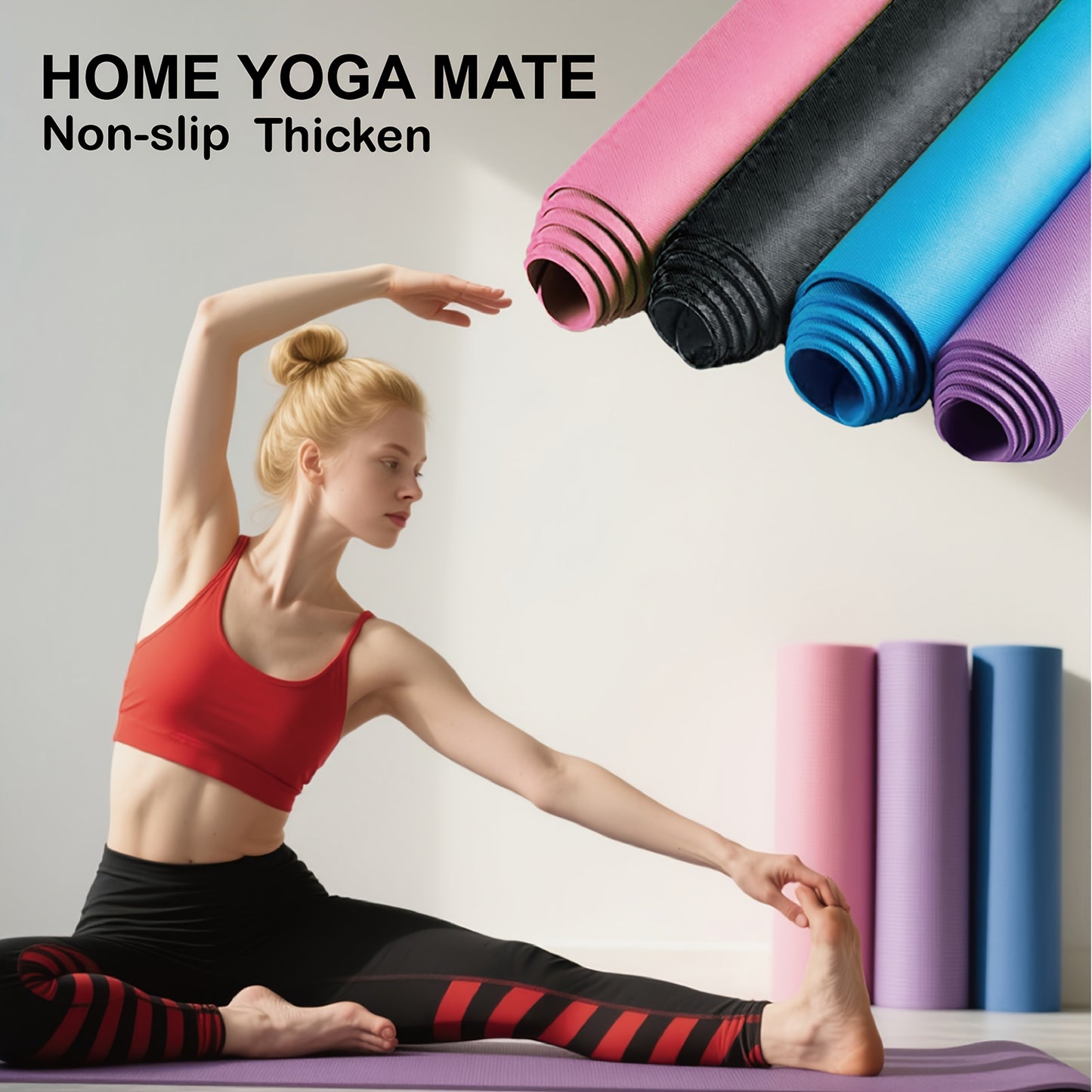 Professional Yoga Mat – 3mm EVA Fitness Floor Mat