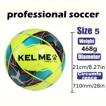 Professional Adult Soccer Ball – Durable, Machine-Stitched for Training &amp; Matches