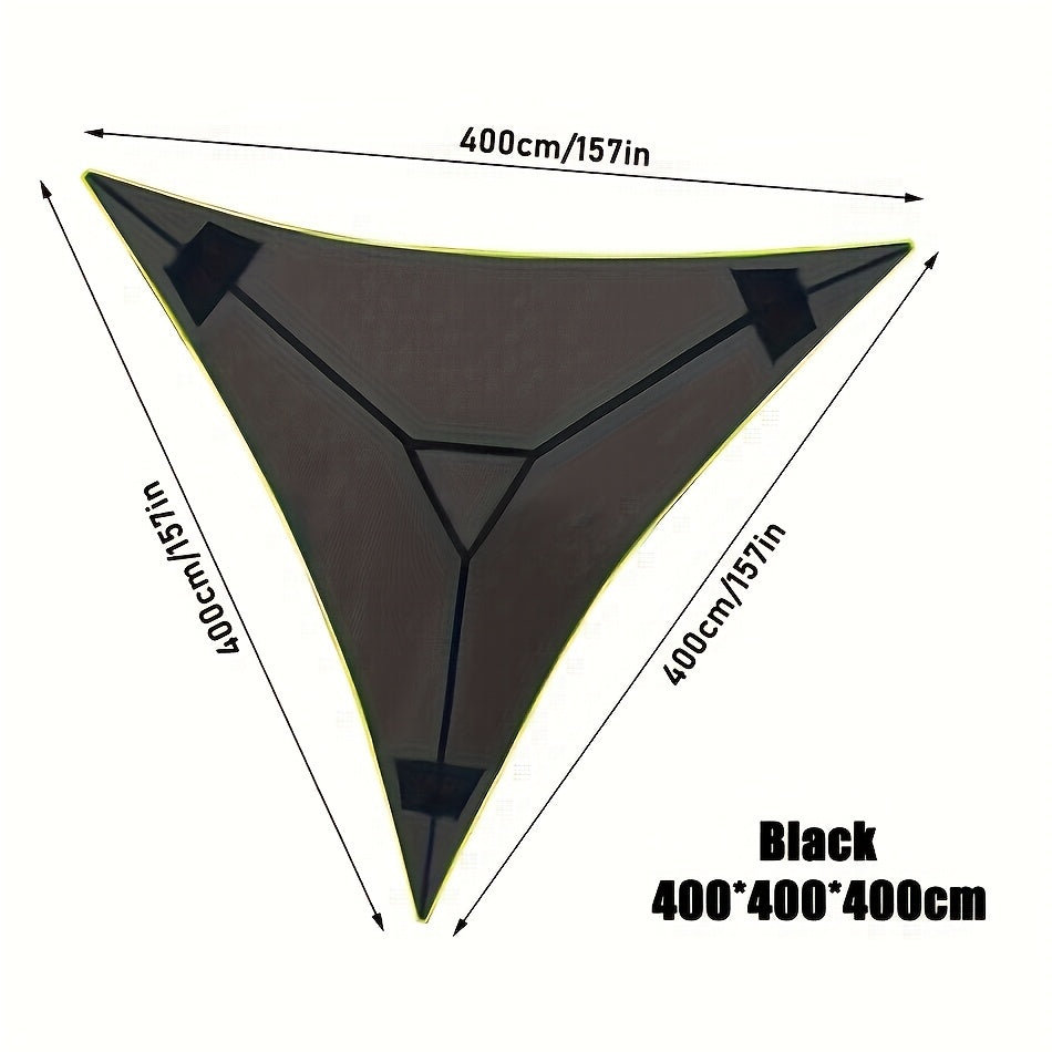 Multi-Person Triangular Hammock with Mesh Storage Bags