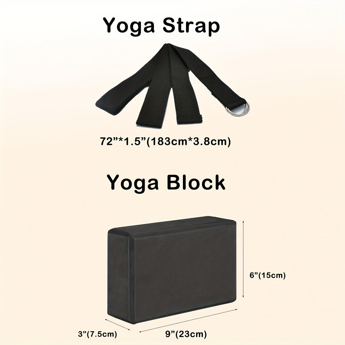 Yoga Blocks and Stretch Strap Set – Support for Every Practice