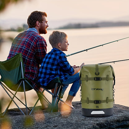 High-Quality Waterproof Backpack – Submersible Dry Bag for Travel, Kayaking & Paddleboarding – 50L