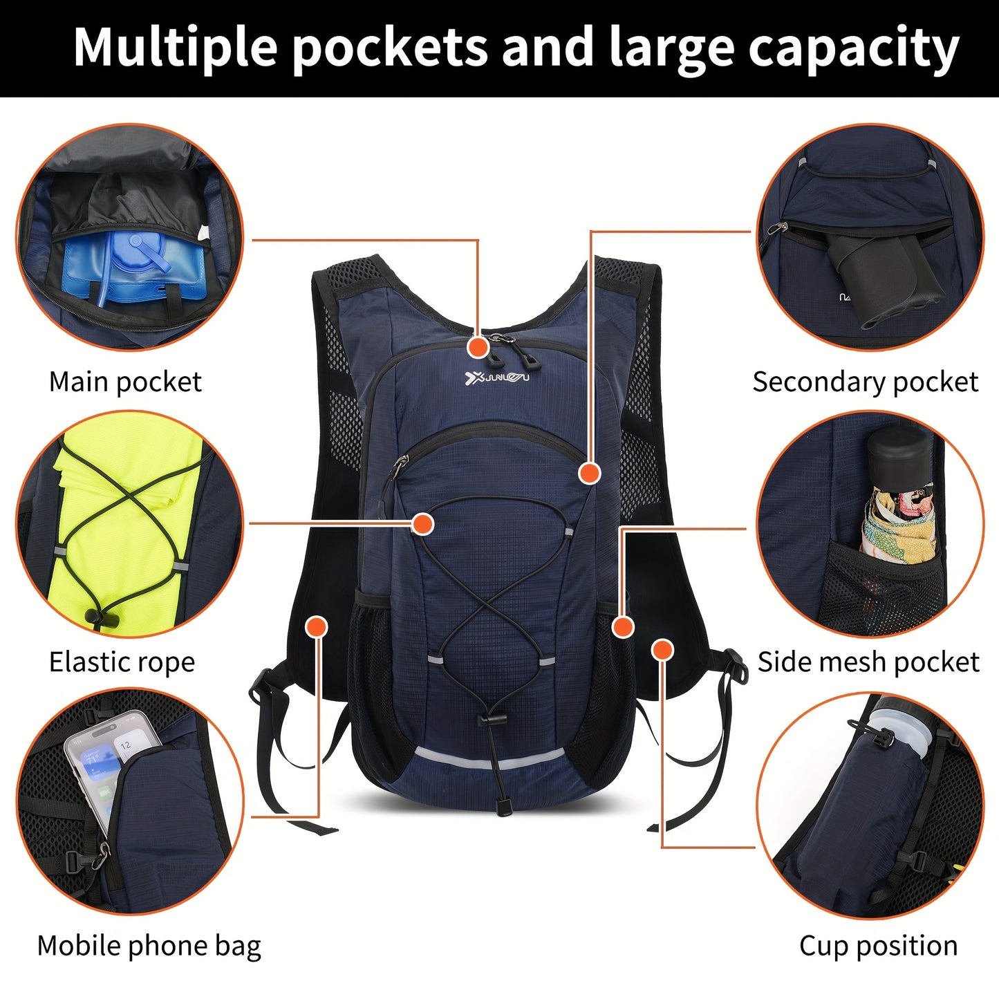 Convertible Lightweight Multi-Functional Backpack