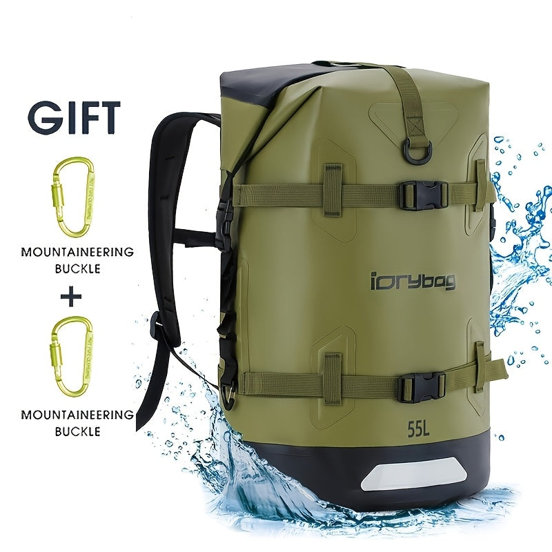 High-Quality Waterproof Backpack – Submersible Dry Bag for Travel, Kayaking & Paddleboarding – 50L