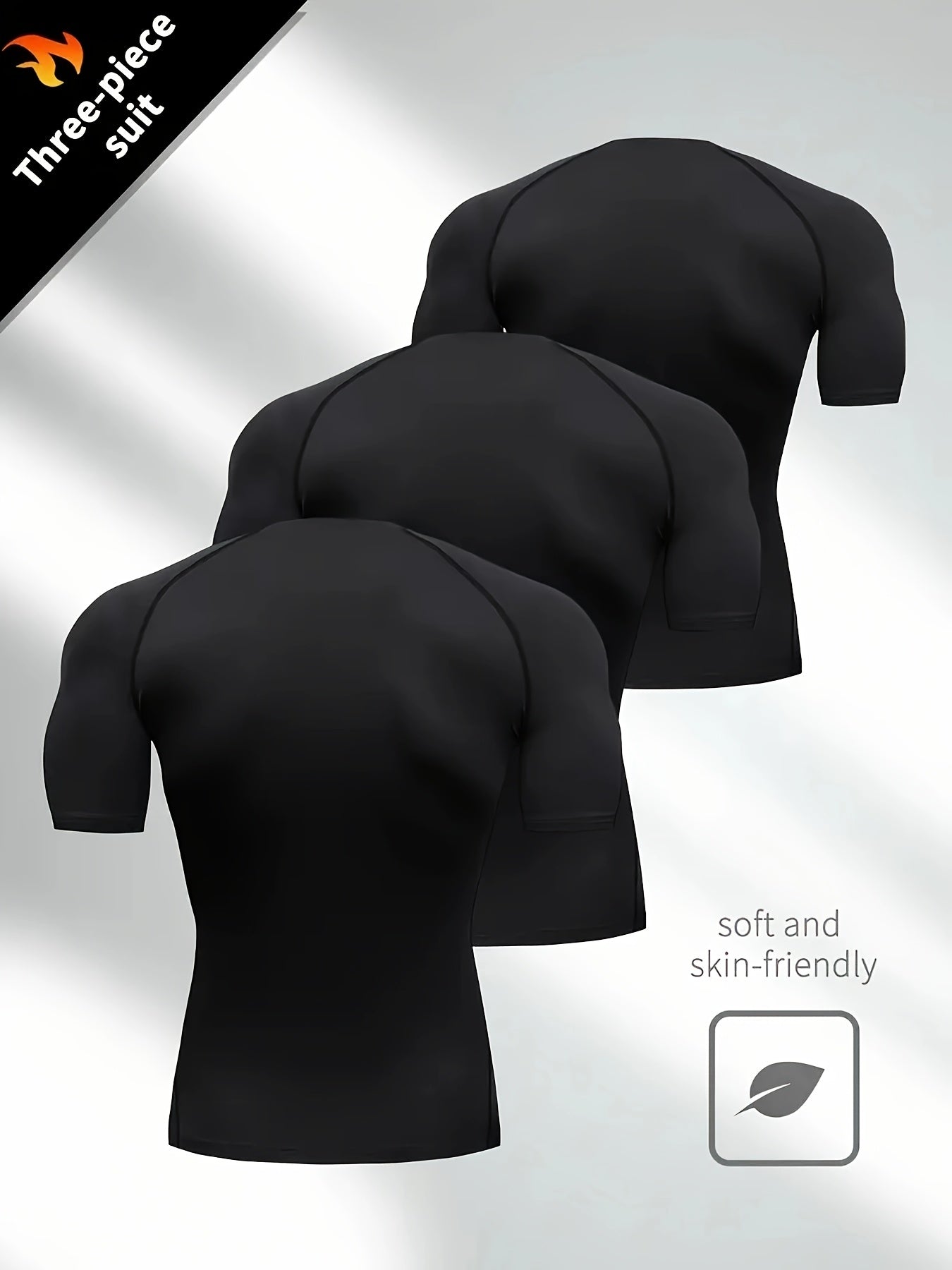 Men’s High-Performance Compression Shirt – Slim Fit &amp; Breathable