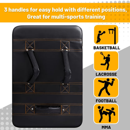 Multi-Sport Training Pad with Handles – PU Material, Unisex Adults
