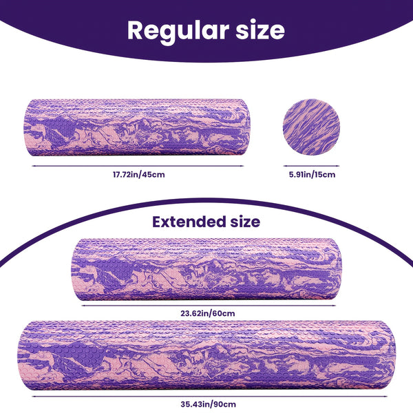 High-Density Foam Roller for Deep Tissue Massage &amp; Recovery